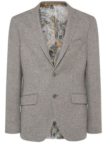 Wool & Cashmere Blazer - ETRO - Modalova