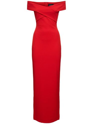 Inex Crepe Knit Midi Dress - SOLACE LONDON - Modalova