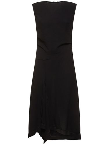 Crepe Gauze Sleeveless Midi Dress - ACNE STUDIOS - Modalova