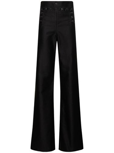 Cotton Satin Pants - MAISON MARGIELA - Modalova