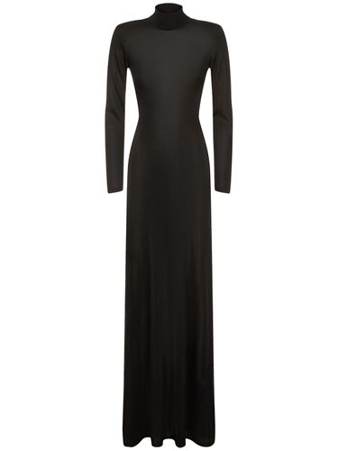 Compact Slinky Viscose Long Dress - TOM FORD - Modalova