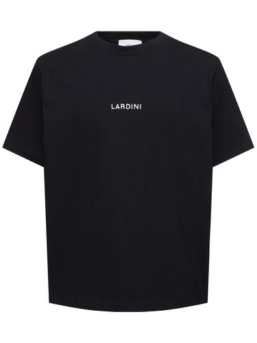 Cotton Crewneck T-shirt - LARDINI - Modalova