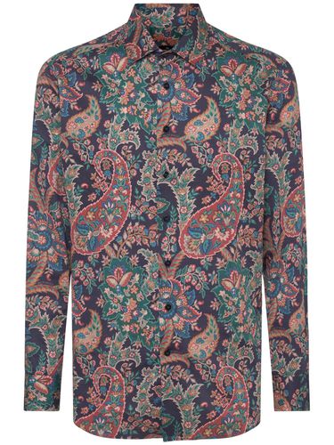 Printed Cotton Shirt - ETRO - Modalova