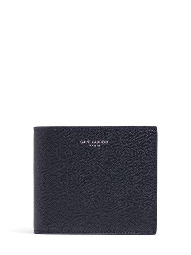 Eastwest Grain Leather Wallet - SAINT LAURENT - Modalova