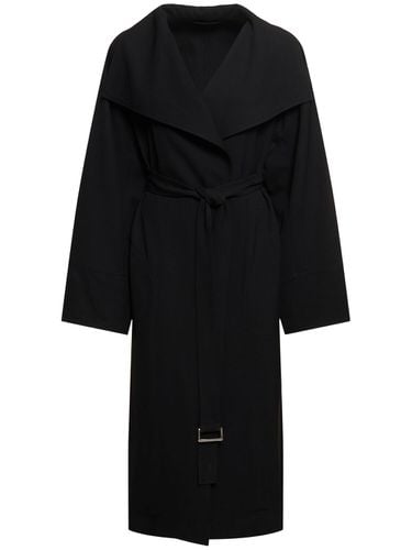 Signature Viscose Twill Coat - TOTEME - Modalova