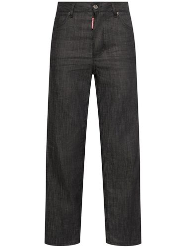 Boston High Rise Denim Straight Jeans - DSQUARED2 - Modalova