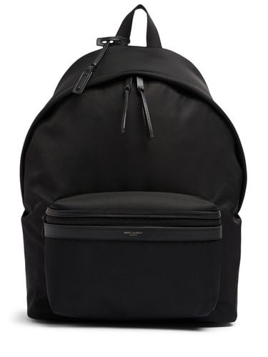 Monogram Nylon & Leather Backpack - SAINT LAURENT - Modalova