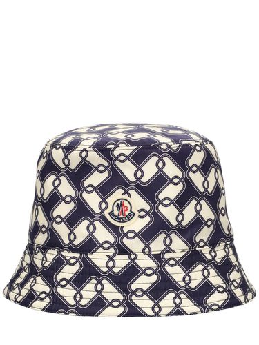 Nylon Bucket Hat - MONCLER - Modalova