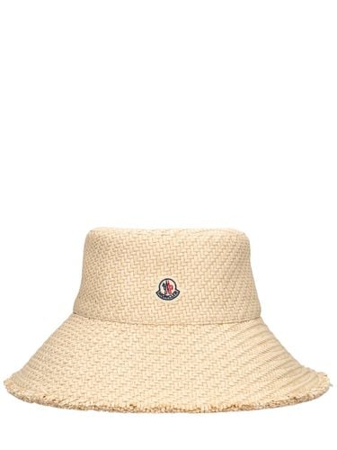 Fischerhut Aus Raffia - MONCLER - Modalova