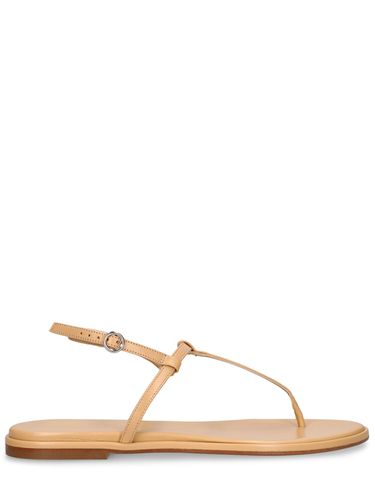 Mm Nala Nappa Leather Flat Sandals - AEYDE - Modalova