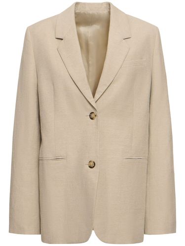 Tailored Suit Linen Blend Jacket - TOTEME - Modalova