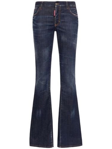 Medium Rise Denim Flared Jeans - DSQUARED2 - Modalova