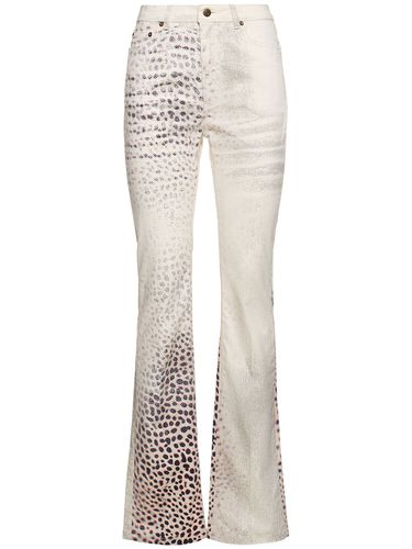 Shark Printed Drill Jeans - ROBERTO CAVALLI - Modalova