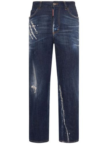 Boston High Waisted Straight Jeans - DSQUARED2 - Modalova