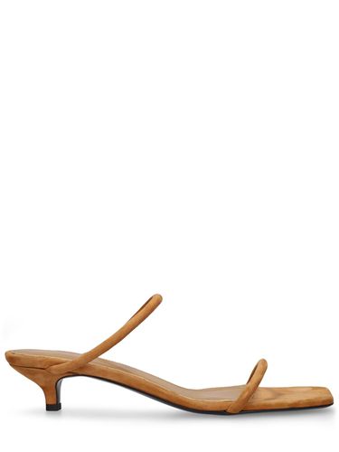 Mm The Minimalist Suede Sandals - TOTEME - Modalova