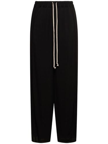 Lido Track Stretch Cupro Pants - RICK OWENS - Modalova