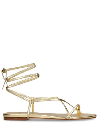 Mm Penny Laminated Leather Sandals - AEYDE - Modalova