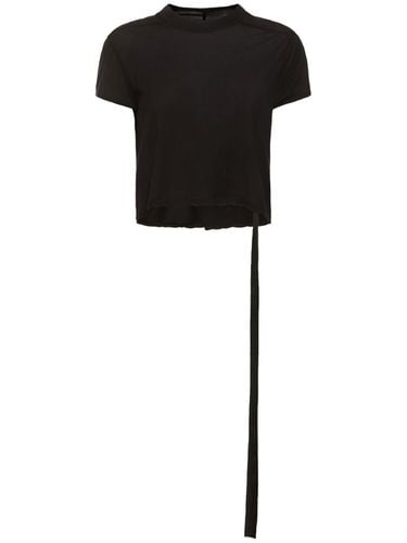 Kurzes T-shirt Aus Jersey - RICK OWENS DRKSHDW - Modalova