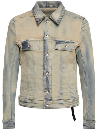 Truckerjacke Aus Denim „trucker Jkt“ - RICK OWENS DRKSHDW - Modalova