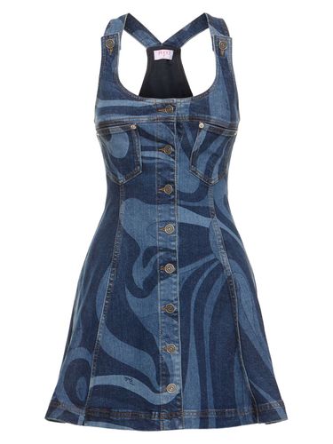 Printed Denim Mini Dress - PUCCI - Modalova