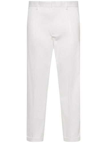 Pantaloni In Cotone Con Pince - DSQUARED2 - Modalova