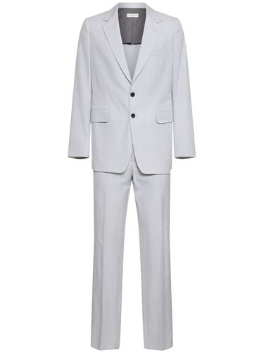 Kraan Single Breasted Cotton Suit - DRIES VAN NOTEN - Modalova