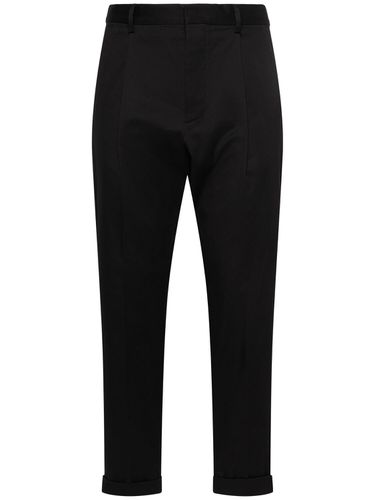 Cotton One Pleats Pants - DSQUARED2 - Modalova