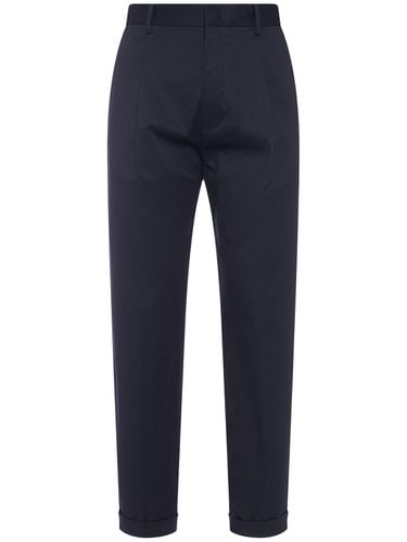 Pantaloni In Cotone Con Pince - DSQUARED2 - Modalova