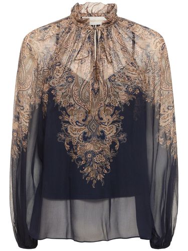 Blusa De Viscosa Estampada - ZIMMERMANN - Modalova