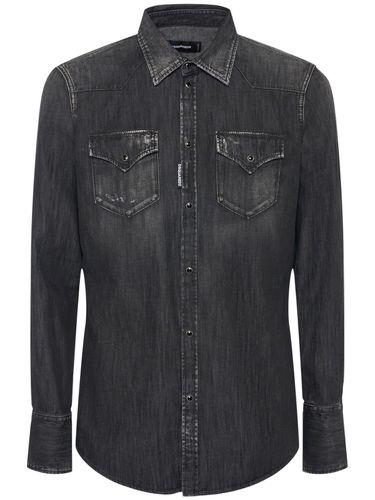 Classic Denim Western Shirt - DSQUARED2 - Modalova