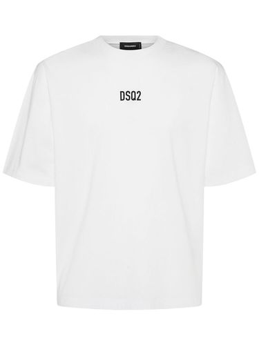 Camiseta De Algodón Estampada - DSQUARED2 - Modalova