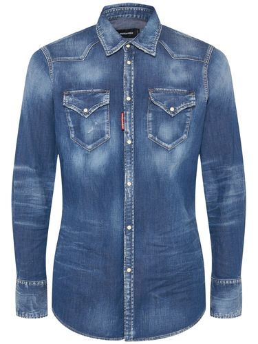 Classic Denim Western Shirt - DSQUARED2 - Modalova