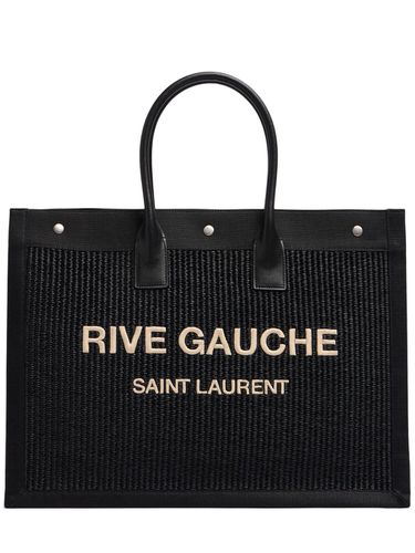 Rive Gauche Raffia Bag - SAINT LAURENT - Modalova