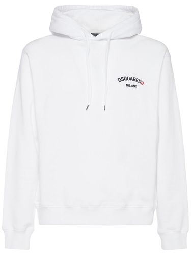 Sudadera De Algodón Con Capucha - DSQUARED2 - Modalova