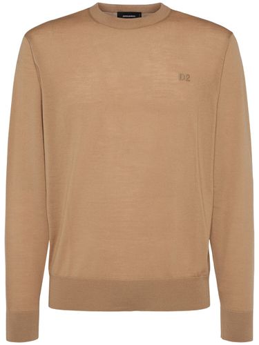 Crewneck Wool Sweater - DSQUARED2 - Modalova