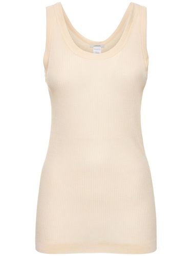 Seamless Viscose & Silk Rib Tank Top - LEMAIRE - Modalova