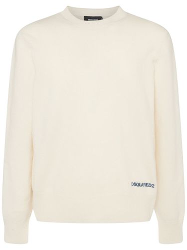 Crewneck Knit Sweater - DSQUARED2 - Modalova