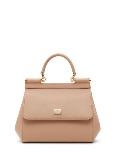 Medium Sicily Smooth Leather Bag - DOLCE & GABBANA - Modalova