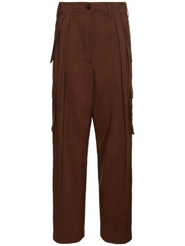 Fluid Viscose Cargo Pants - DRIES VAN NOTEN - Modalova