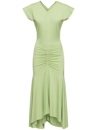 Midikleid Aus Jersey - VICTORIA BECKHAM - Modalova