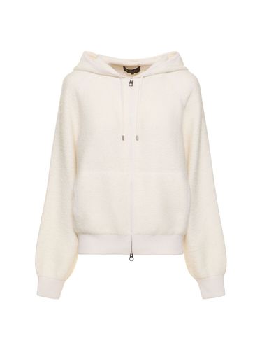 Fuji Cashmere & Silk Knit Hooded Bomber - LORO PIANA - Modalova