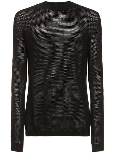 Manus Crochet Crewneck Sweater - ANN DEMEULEMEESTER - Modalova