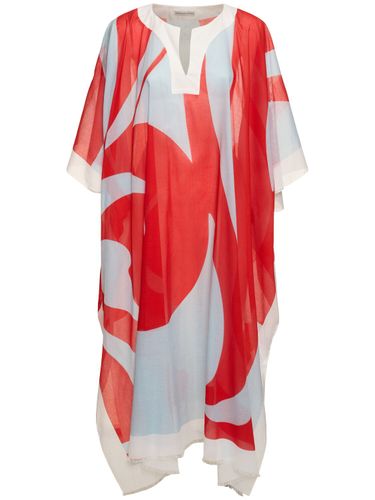 Printed Cotton Voile Caftan - DRIES VAN NOTEN - Modalova