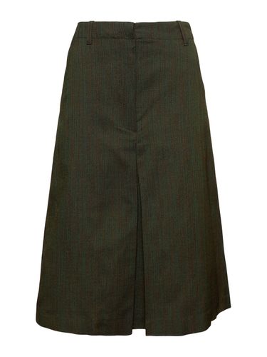 Heavy Cotton Blend Midi Skirt - DRIES VAN NOTEN - Modalova