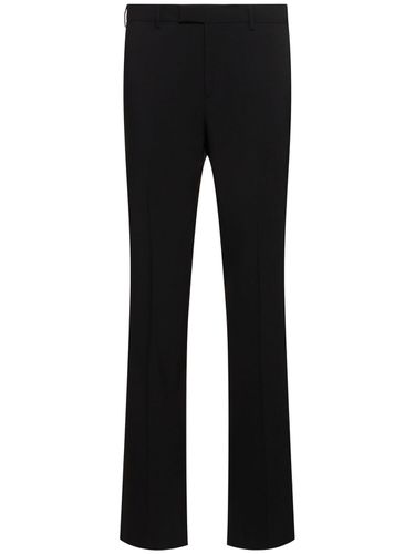 Straight Wool Blend Formal Pants - LANEUS - Modalova