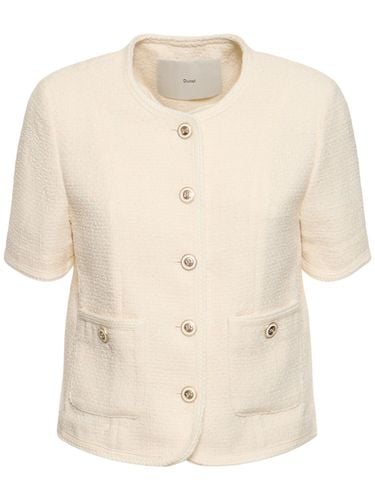 Summer Cotton Blend Tweed Jacket - DUNST - Modalova