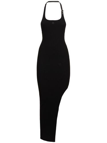 Holistic Buckle Rib Knit Long Dress - COURREGES - Modalova