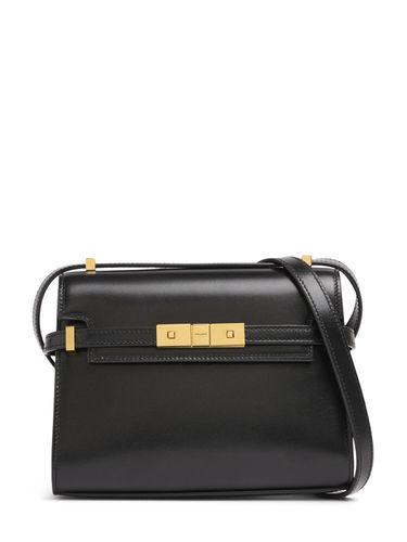 Mini Manhattan Leather Crossbody Bag - SAINT LAURENT - Modalova