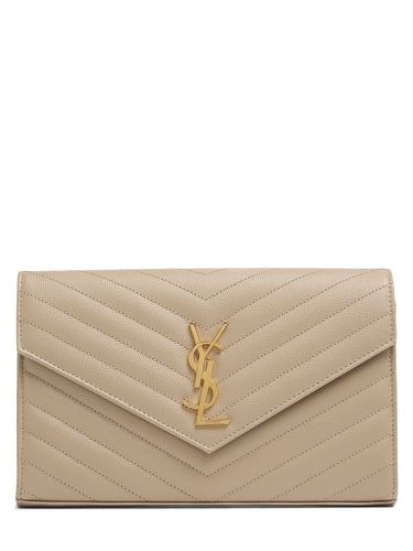 Cartera Cassandra De Piel Con Cadena - SAINT LAURENT - Modalova