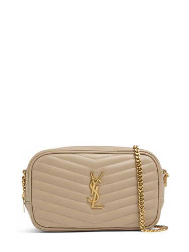 Mini Lou Leather Shoulder Bag - SAINT LAURENT - Modalova